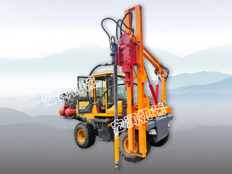 宏潤(rùn)機(jī)械護(hù)欄打樁機(jī)使用說(shuō)明？