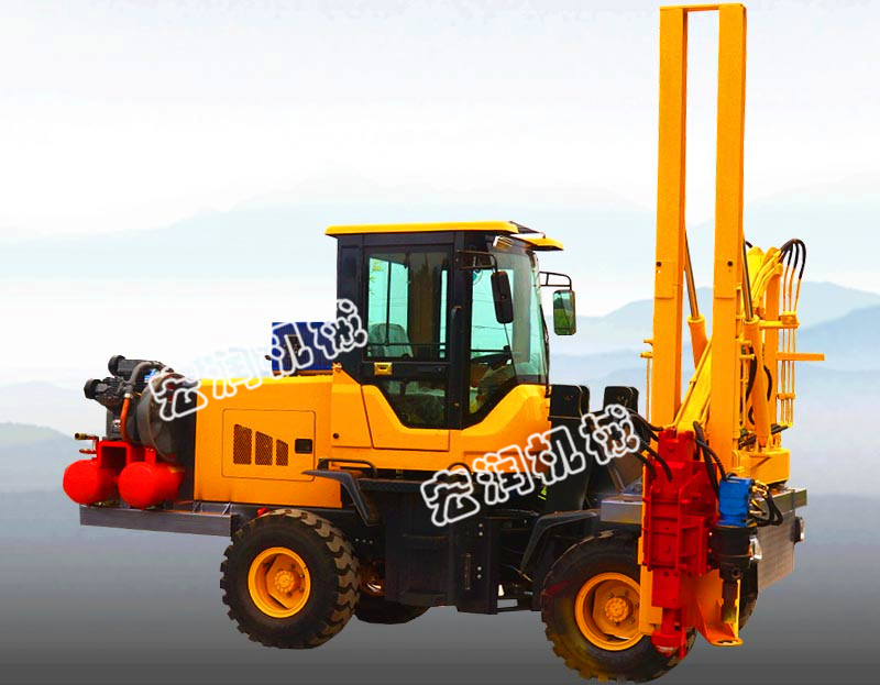 宏潤(rùn)機(jī)械護(hù)欄打樁機(jī)使用說(shuō)明？