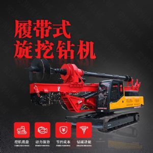 廠(chǎng)家供應旋挖鉆機，機鎖桿履帶式旋挖機