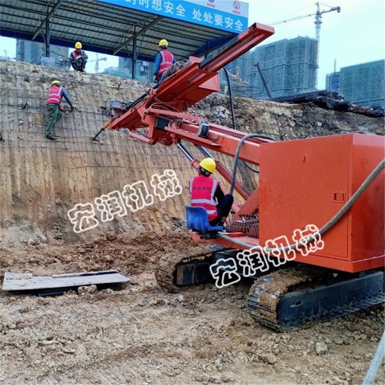 生產(chǎn)多功能液壓錨固鉆機，山體護坡鉆孔機