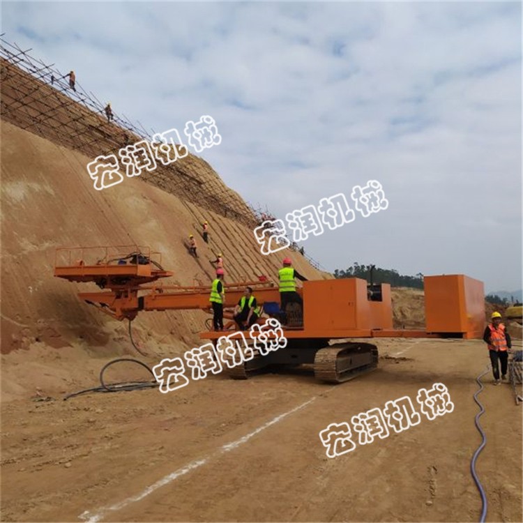 山體護坡鉆孔機，全液壓錨固鉆機現(xiàn)貨出售