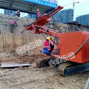 生產(chǎn)多功能液壓錨固鉆機，山體護坡鉆孔機